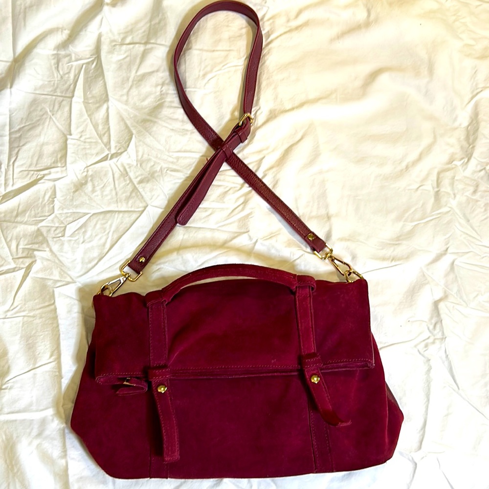 Gently used Moda Luxe leather handbag!